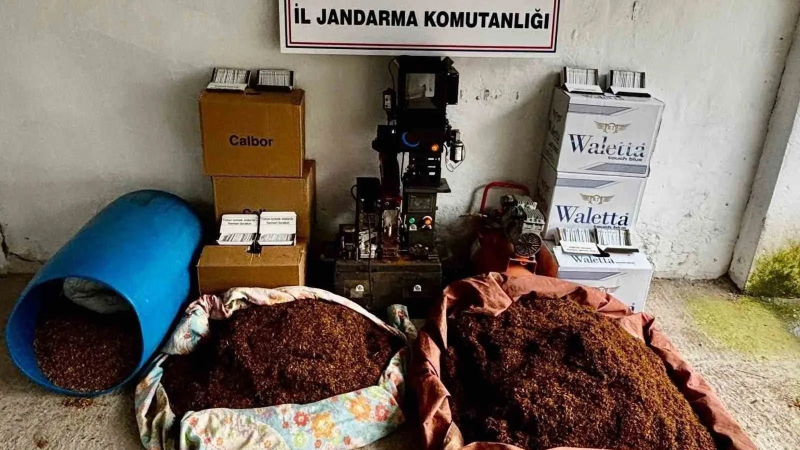 Kocaeli'de Kaçak Tütün Operasyonu: 1 Milyon 550 Bin Liralık Ürün Ele Geçirildi