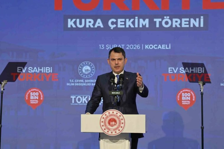 Kocaeli'de 10 Bin 340 Sosyal Konutun Kura Çekimi Gerçekleştirildi