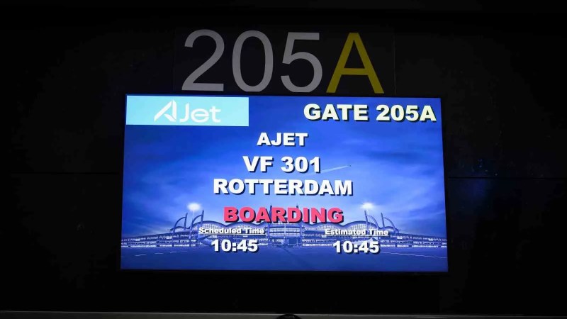 AJet İstanbul'dan Rotterdam'a Uçuşlara Başladı