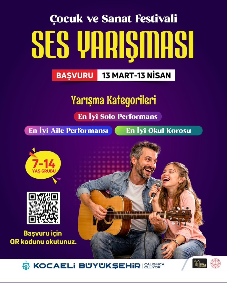 Kocaeli Büyükşehir’den 23 Nisan’a özel ses yarışması