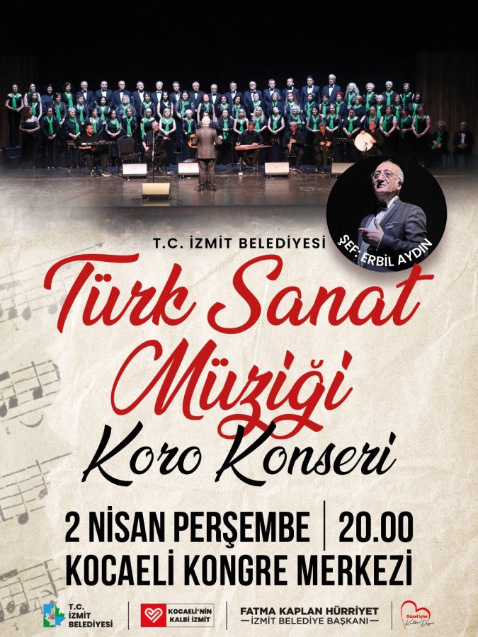 İzmit’te Türk Sanat Müziği konseri sanatseverlerle buluşacak