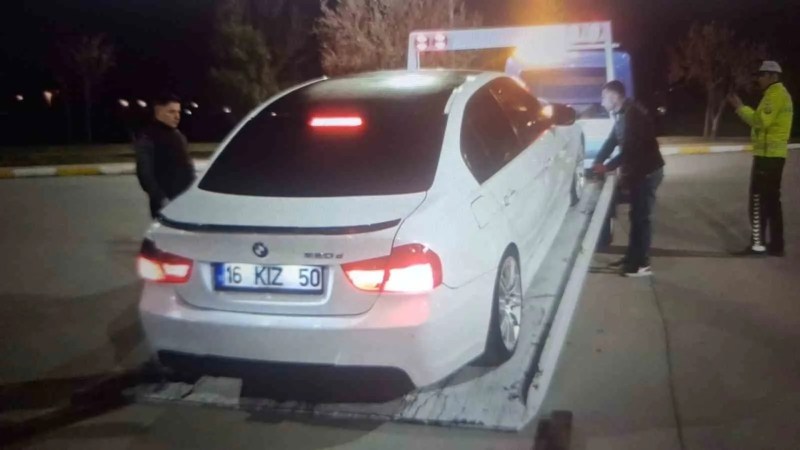 Tokat'ta Abartı Egzoz Kullanan Sürücüye Ağır Ceza
