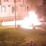 Gaziantep'te Lüks Otomobil Yangını