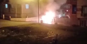 Gaziantep'te Lüks Otomobil Yangını