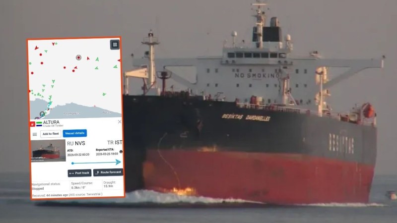 Rusya’dan gelen ham petrol gemisi Kocaeli açıklarında vuruldu!