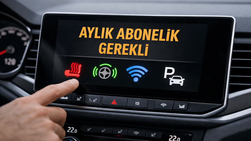 Otomobillerde abonelik dönemi: Özellikler artık ücretli olacak