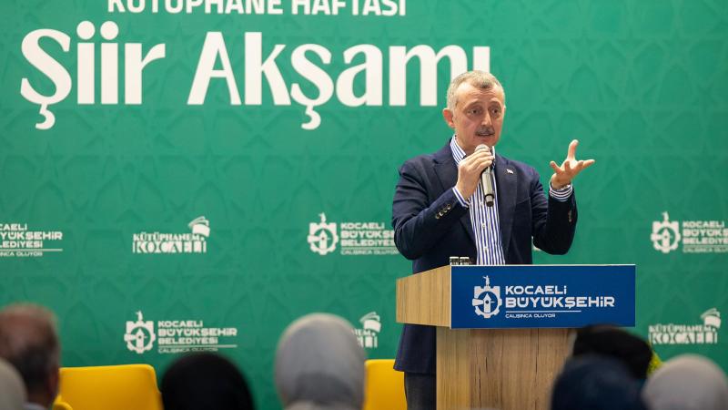 Başkan Büyükakın şairlerle şiir akşamında buluştu