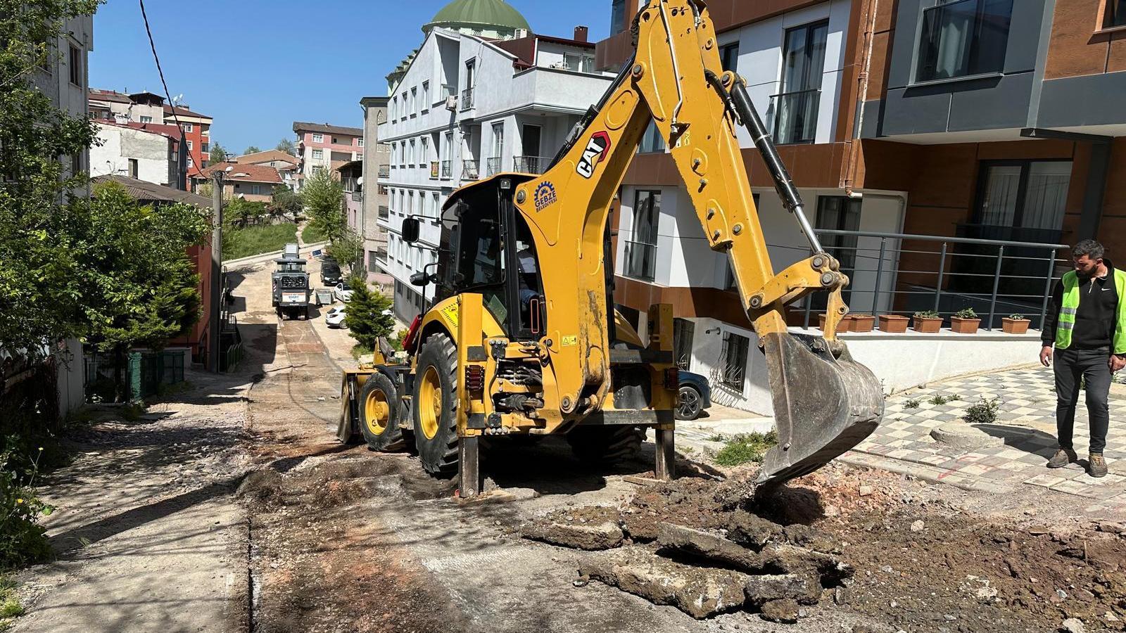 Gebze’de üstyapı çalışmaları aralıksız sürüyor
