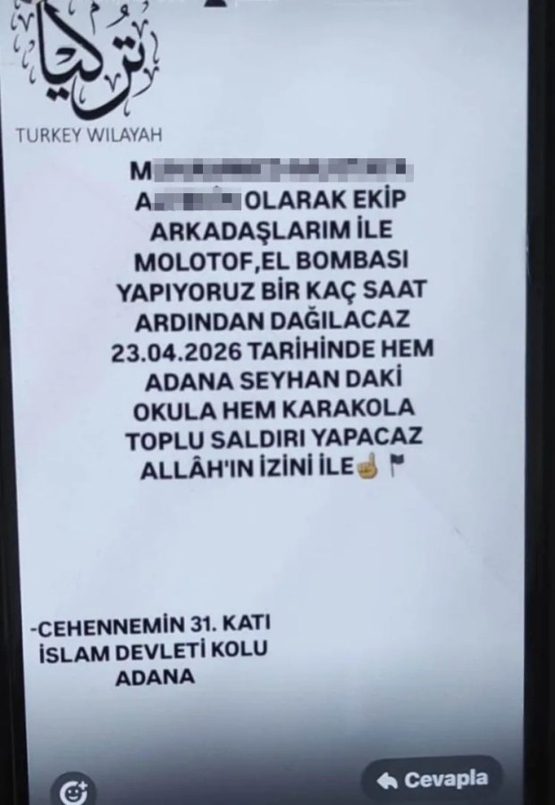 Adana'da Sosyal Medya Tehdidi: Gözaltı Yapıldı