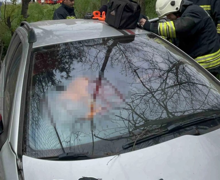 Tekirdağ'da Şarampole Uçan Otomobil Kazasında Can Kaybı