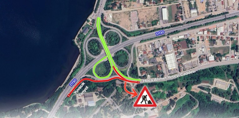 D-130 geçici olarak trafiğe kapatılacak