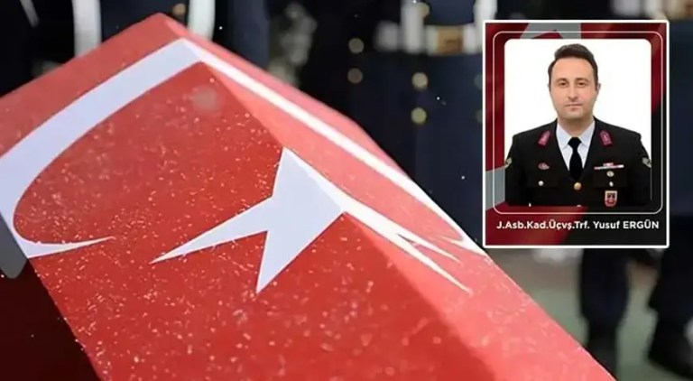 Görev başındaki jandarma astsubay şehit oldu