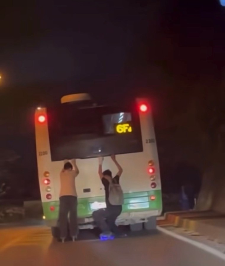 Patenli gençlerin tehlikeli yolculuğu kamerada