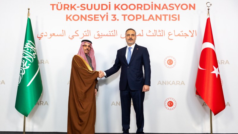 Bakan Fidan, Suudi mevkidaşıyla Ankara’da bir araya geldi