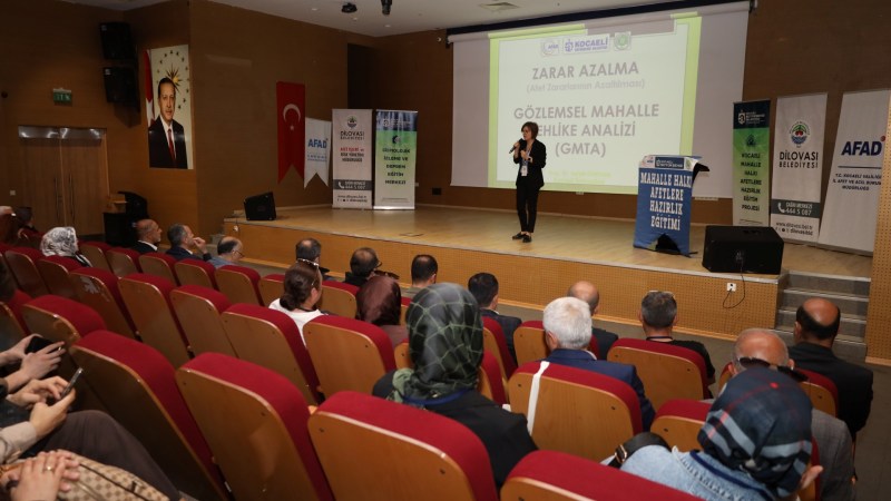Dilovası’nda afetlere hazırlık eğitimi düzenlendi