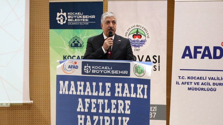 Dilovası’nda afetlere hazırlık eğitimi düzenlendi