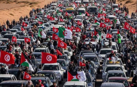 35 ülkeden gönüllüler aynı konvoyda buluştu