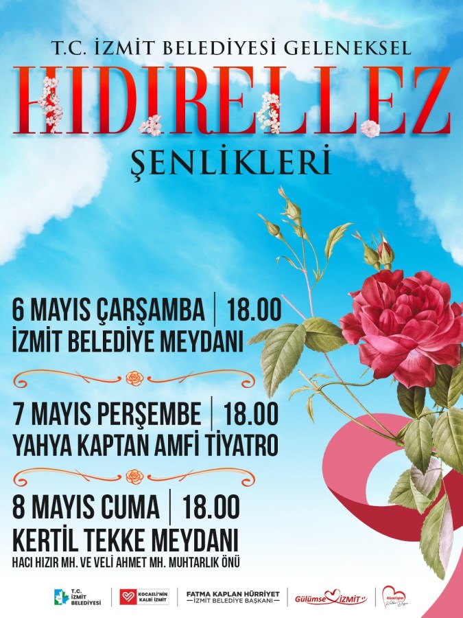 İzmit’te Hıdırellez üç gün sürecek: Şölen başlıyor