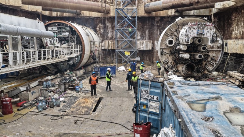 Körfezray Metro Projesi’nde tüm TBM’ler devrede