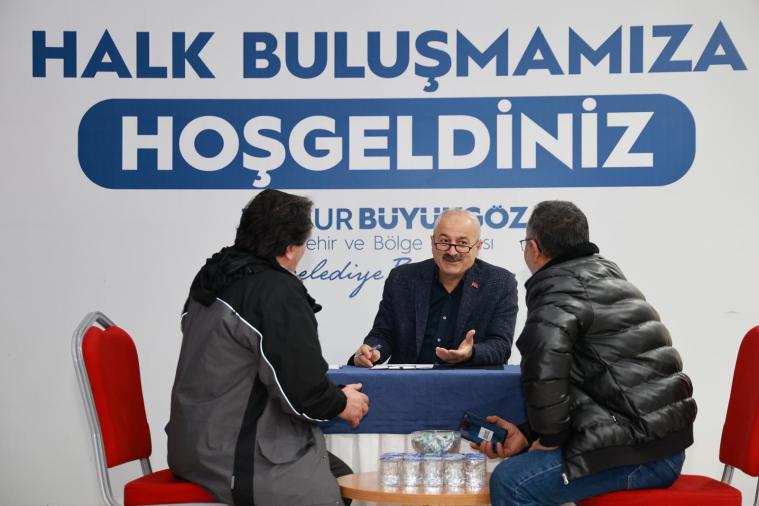 Gebze’de halk buluşması: Büyükgöz talepleri dinledi