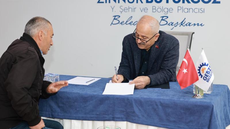 Gebze’de halk buluşması: Büyükgöz talepleri dinledi