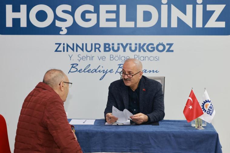 Gebze’de halk buluşması: Büyükgöz talepleri dinledi