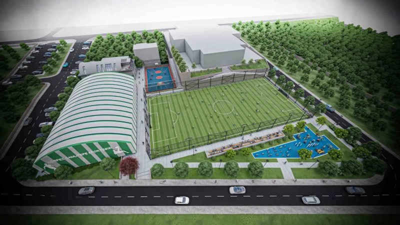 Çamlıtepe Spor Kompleksi İnşaatı Hızla İlerliyor