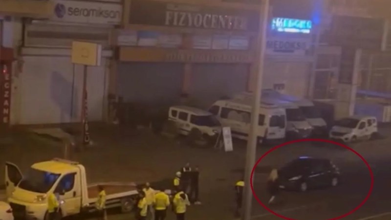 Diyarbakır'da Ehliyetsiz ve Alkollü Kadın Polis Kontrolünde Kriz Geçirdi