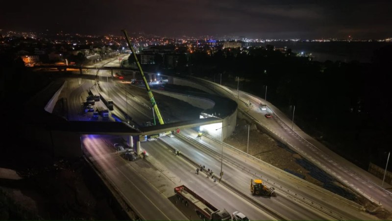 Başiskele Koridor Projesi’nde 9 köprü tamamlandı