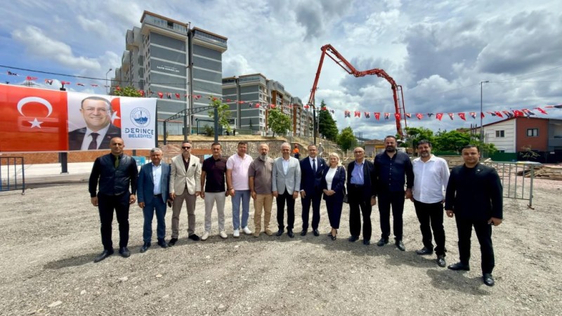 Derince’de afet deposu temeli atıldı