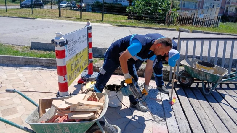 Değirmendere sahili yenileniyor