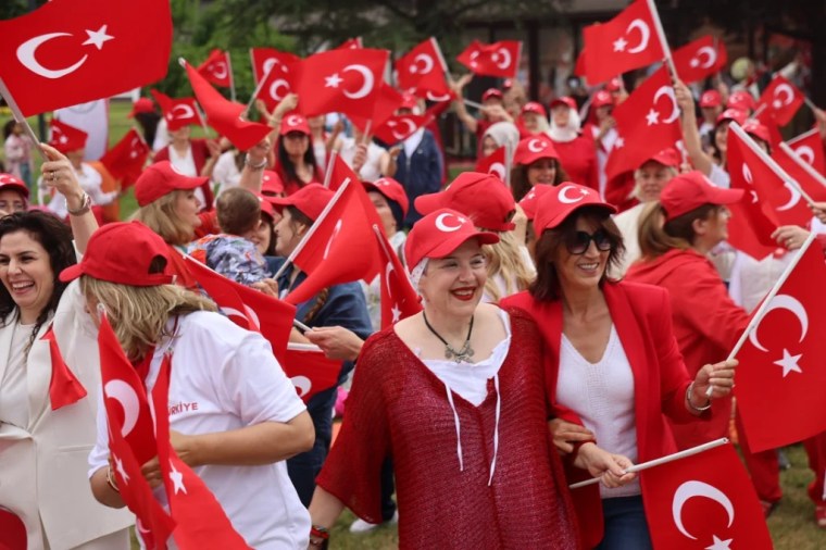 Kocaeli’de kadınlar şehir hayatına mola verdi