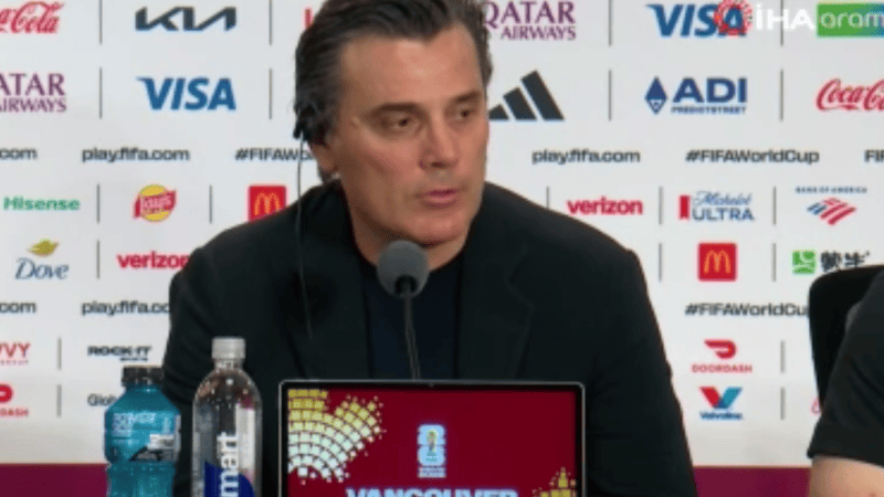 Avustralya yenilgisi sonrası Montella konuştu