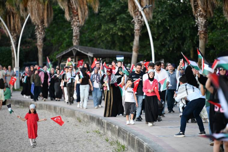 Başiskele Gazze İçin Tek Yürek Oldu