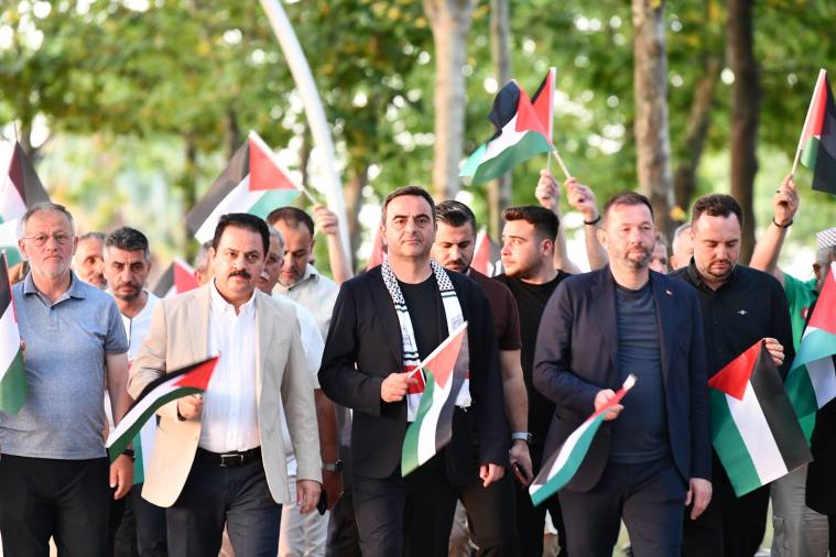 Başiskele Gazze İçin Tek Yürek Oldu
