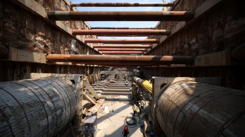 Körfezray Metro Projesi’nde kazılar sürüyor