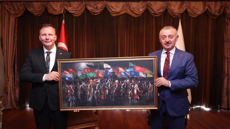 MHP İl Başkanı Emengen'den Büyükakın'a ziyaret