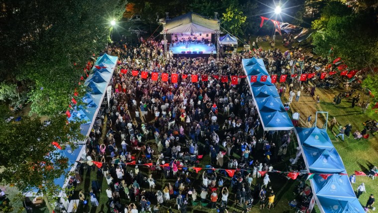 Başiskele’de Gazze için tek yürek oldular