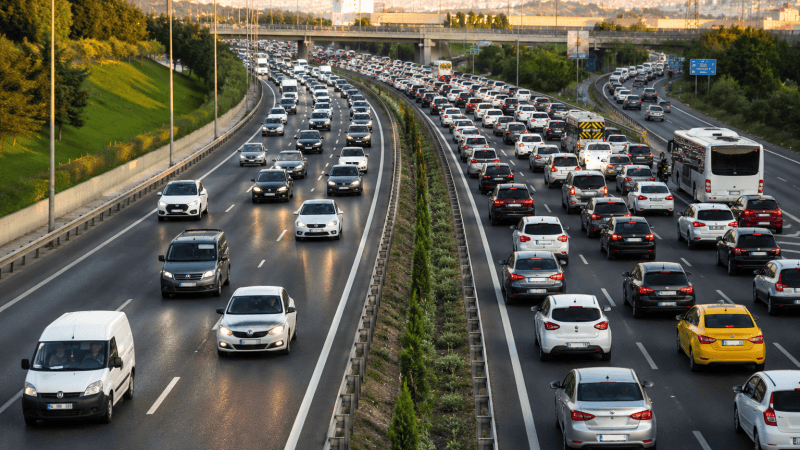 TEM’de kritik çalışma: Bir bağlantı yolu trafiğe kapatılıyor