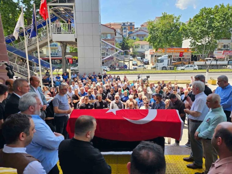 Harita mühendisi son yolculuğuna uğurlandı