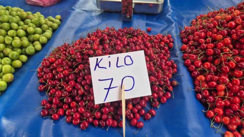 Kiraz fiyatları 70 liraya düştü!