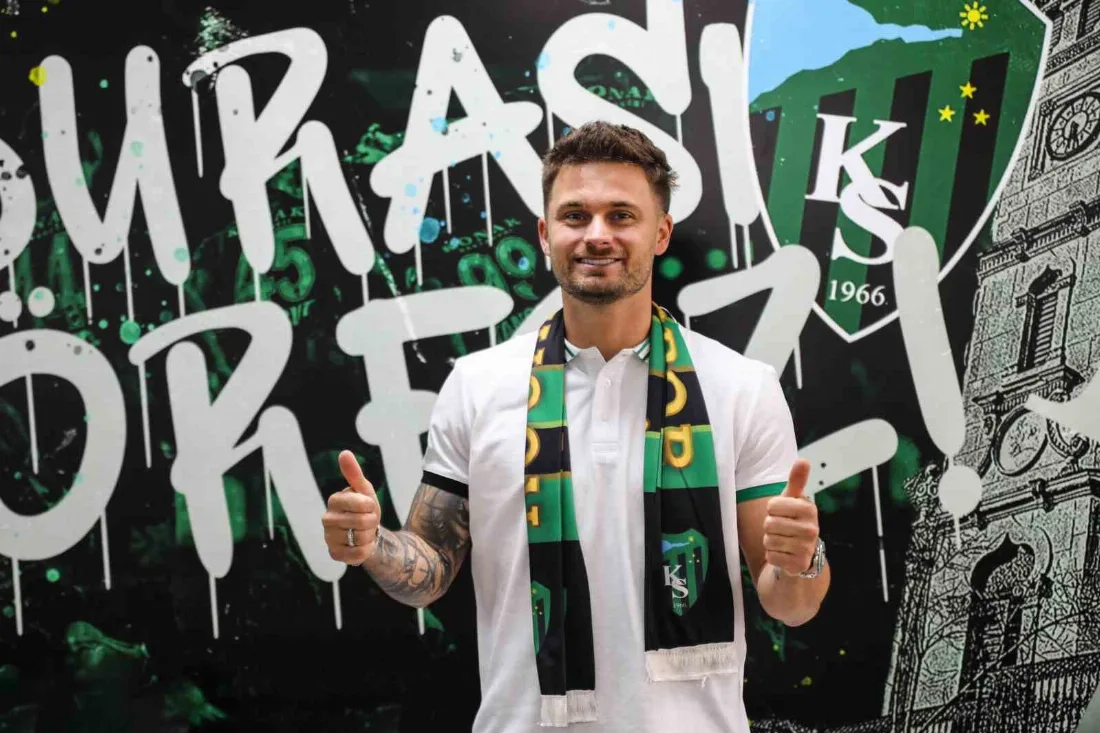 Kocaelispor'da Linetty sevinci