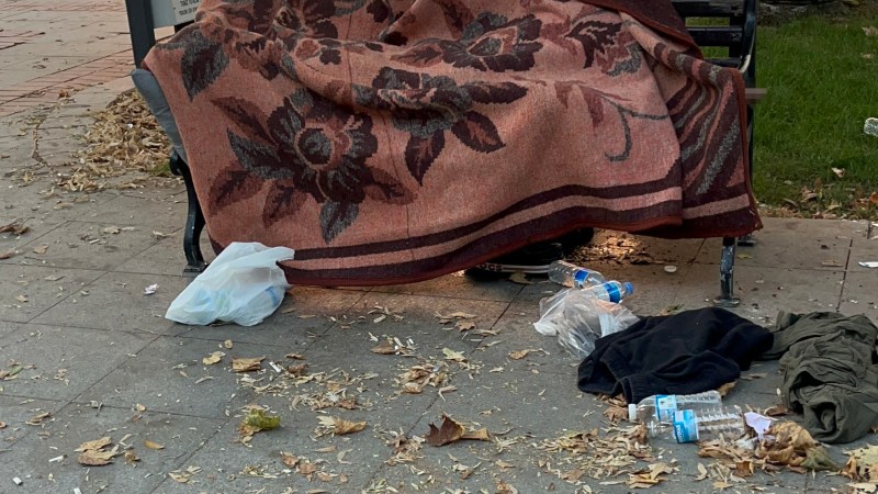 Parkta uyuyan adam ölü bulundu