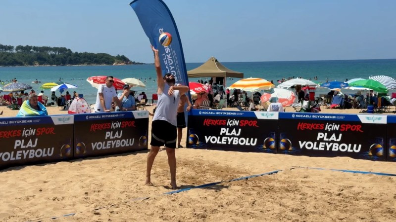 Kumcağız'da plaj voleybolu heyecanı! - 2. görsel