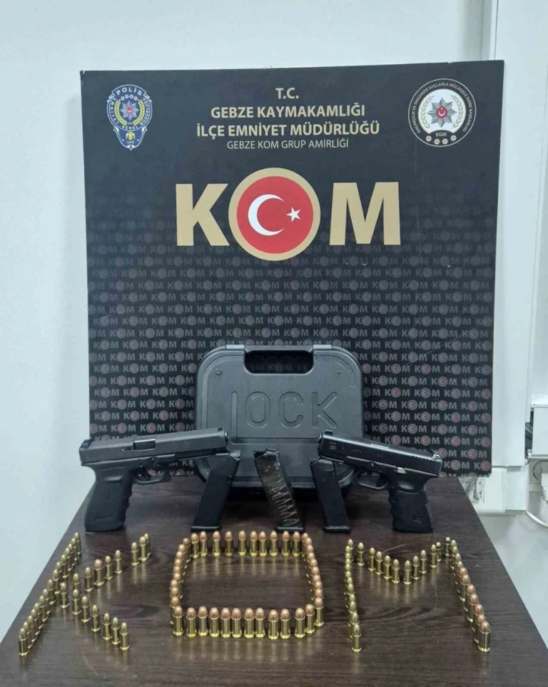 Gebze’de silah ve ‘change’ araç operasyonu!