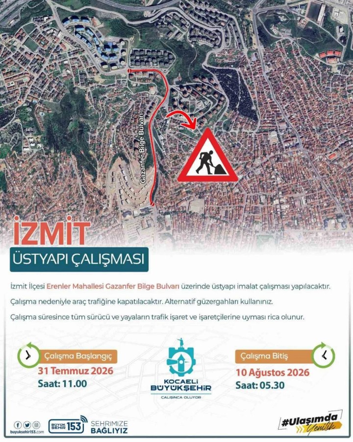 Santral Rampası trafiğe kapandı!