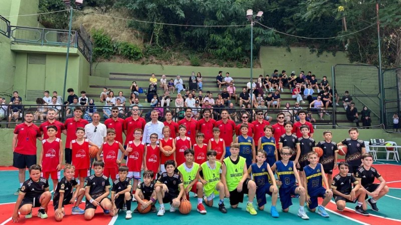Gölcük'te sokak basketbolu heyecanı başladı! - 3. görsel