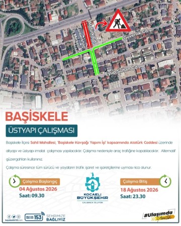Başiskele Atatürk Caddesi trafiğe kapatıldı!