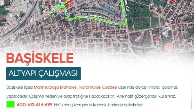 Başiskele Karamürsel Caddesi trafiğe kapatılıyor!