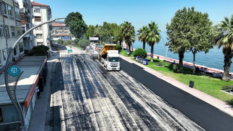 Karamürsel Plaj Yolu Caddesi Yenilendi - 4. görsel